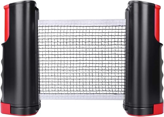 Sportout Retractable Ping Pong Net 72-Inch Table Tennis Net with Secure Clamps | Portable Design for Universal Table Compatibility