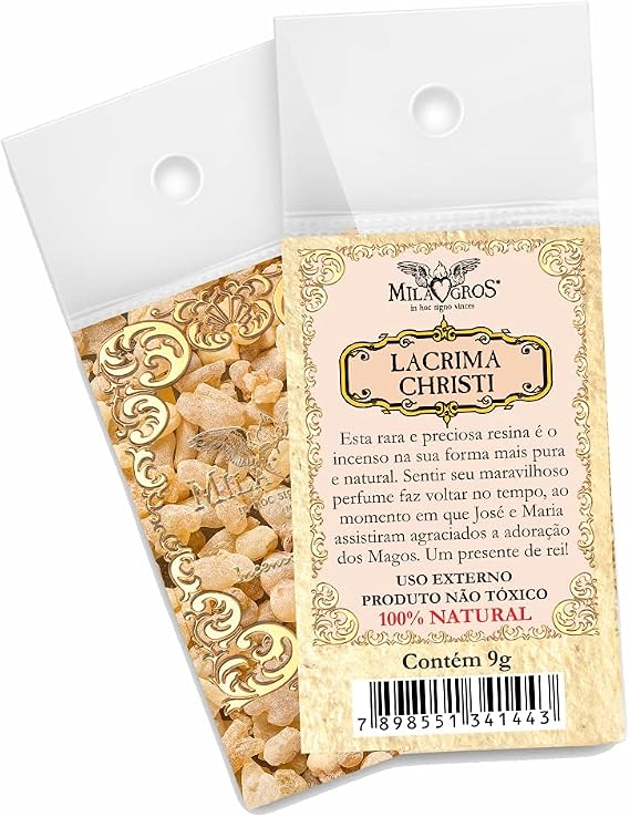 Olibanum Lacrima Christi Incense, Boswellia Resin for Catholic Mass (0.3oz)