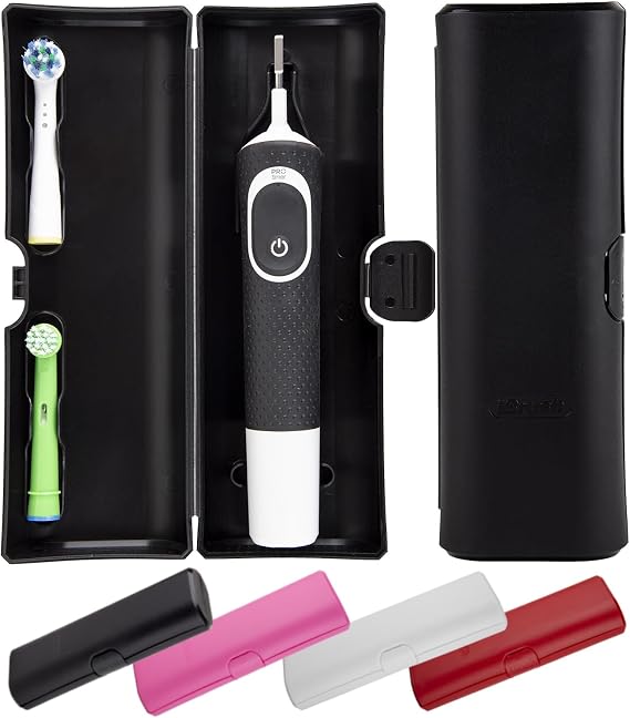ibrush Rechargeable Toothbrush Replacement Head Protection Container, Travel Box for Oral-B Electric Toothbrushes, Storage Container, Hygienic Travel Box