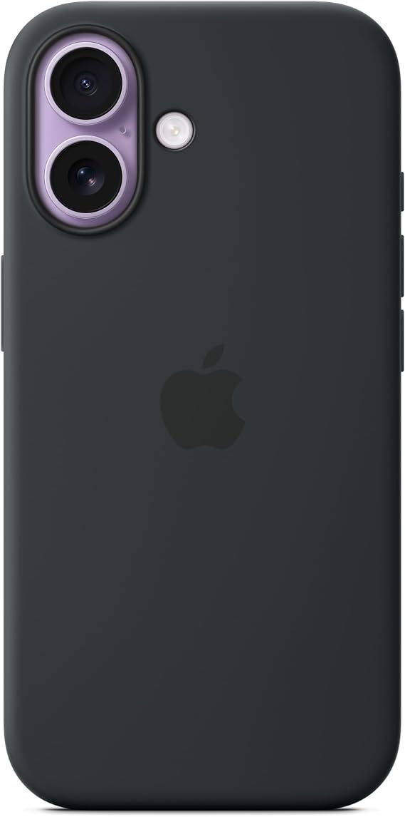 Apple iPhone 17 Silicone Case with MagSafe and Camera Control: Lightweight Phone Case, Wireless Charging Compatible, Smooth Matte Finish; Black ​​​​​​​