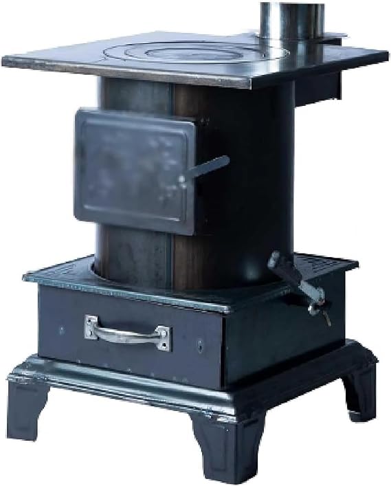 BYERZ Wood Burning Stoves, Wood Stove for Home, Tent Wood Stove, Efficient and Eco-friendly Wood Burning Stove, Pellet Stove, for Heating, Cooking, and Ambiance, Save Energy