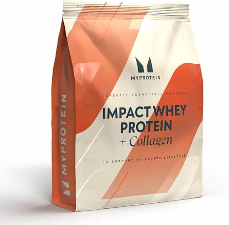 Myprotein Impact Whey Protein + Collagen Tasteless 30 Servings 20 g Protein per Serving 10 g Collagen Peptides + Vitamin C Supports Joint and Bone Health
