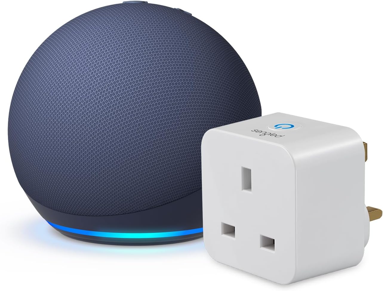 Echo Dot (5th generation) | Deep Sea Blue + Sengled Smart Plug, Works with Alexa - Smart Home Starter Kit, with Alexa+ Early Access