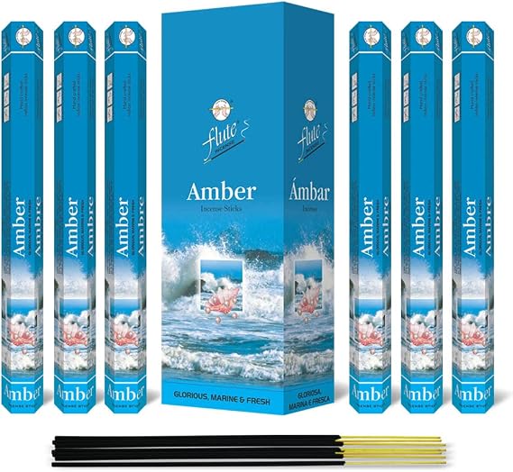 Flute Tütsü Amber Kokusu 1 Adet (20 Sticks) - Çubuk Tütsü LOKMAN HEKİM