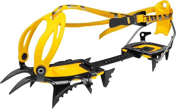 Grivel Air Tech 12-Point Mountaineering Crampons Steel Ice & Mixed Terrain Crampon with Antibott, CE EN 893 Certified