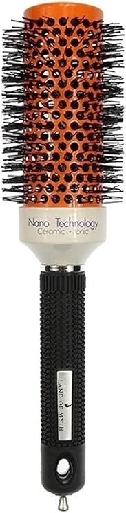 LAND OF MYTH - Lom1303 Nano Teknoloji Seramik + İyonik Termal Fön Saç Fırçası, Profesyonel Seri (45 mm)