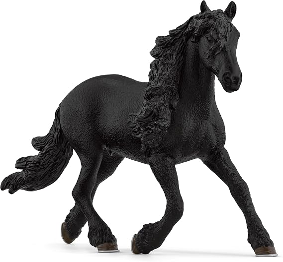 Schleich Horse Club - Friesian Stallion Toy Figurine - Kids Ages 5+ | 13975