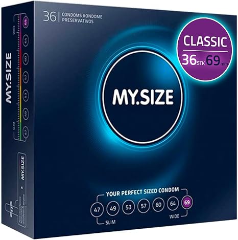 MY.SIZE 69 mm 36 Pieces