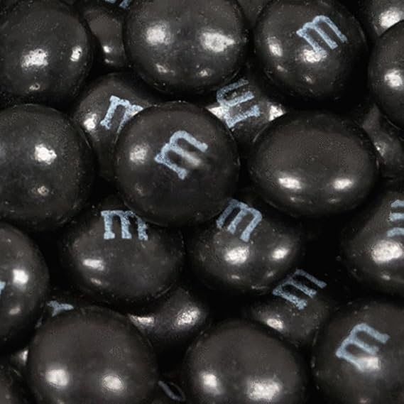 Black Milk Chocolate Coated Candies 12oz Bag - 375 M&Ms