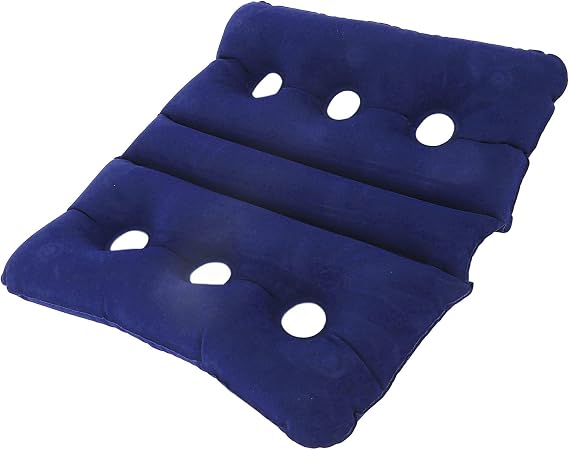 Inflatable Cushion, Butt Pillows For Sitting Tailbone Bed Sore Cushions For Butt with 6 Ventilation Holes Inflatable Wheelchair Foldable Breathable Pressure Sore