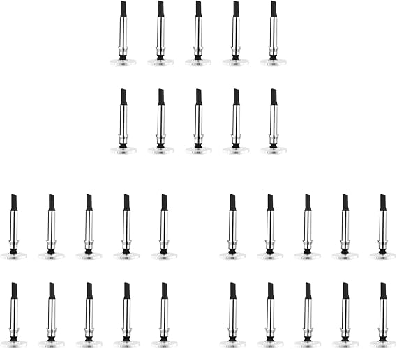 30PCS Universal Stylus Pen Transparent Disc Capacitive Screen Touch Pen Replacement Tip Drawing Writing Nib Pencil Head