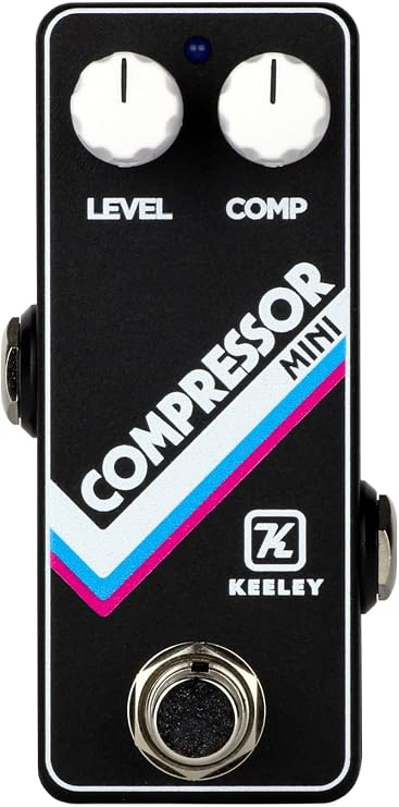 Keeley Compressor Mini True Bypass Guitar Effects Pedal, Optical Compression, Sustain Expander, Blend and Tone Controls