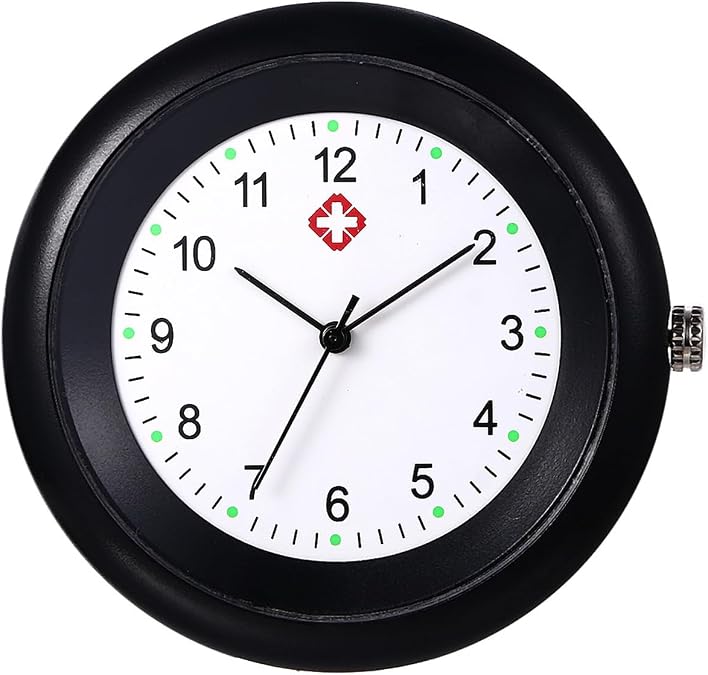 Avaner Women's Pocket Watches Nurses Doctors Medical Clip on Quartz Fob Watches