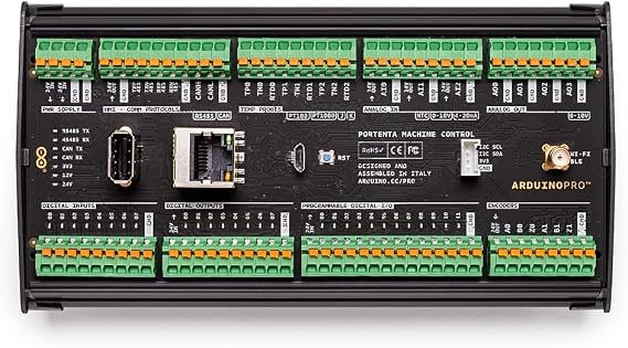 Arduino Portenta Machine Control [AKX00032] - High-Performance Industrial Controller for Automation, Robotics, and IoT | Dual-Core Processor, Real-Time Control & Edge Computing