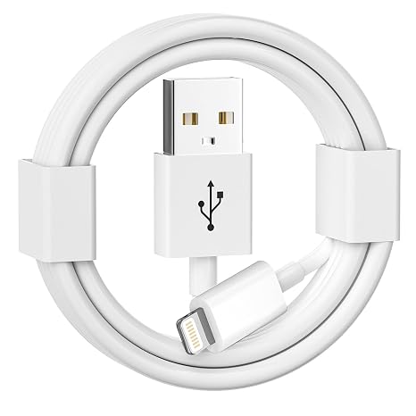 USB A to Lightning Cable [MFi Certified] - Car Carplay Charger Cable, Auto Charging Cord Compatible with iPhone 14/13/12/11 Pro/Pro Max/XS Max/XS/XR/X/SE/8/iPad Air 2/Mini 2/Mini 4/AirPods 2nd/3nd/Pro