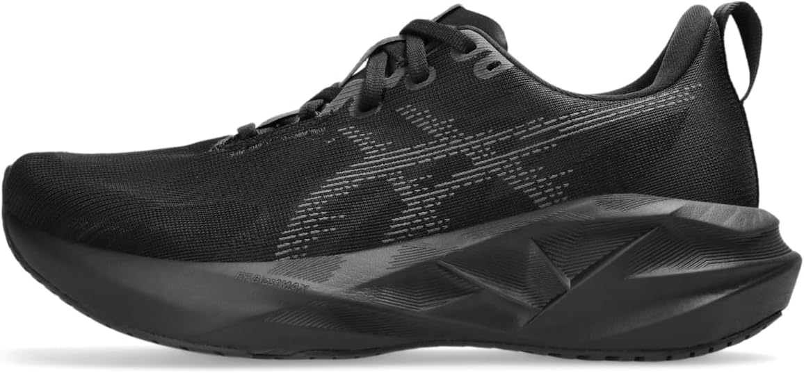 ASICS Women's Novablast 5 Running Shoe, Black/Carrier Grey, 11