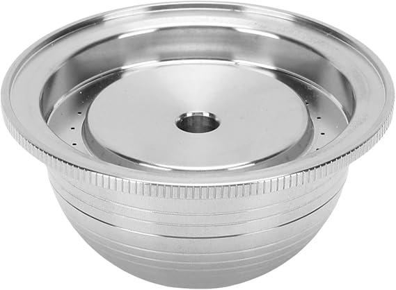 Refillable Coffee Pod for Plus, Stainless Steel Reusable Capsule with Cleaning Brush (80ML)