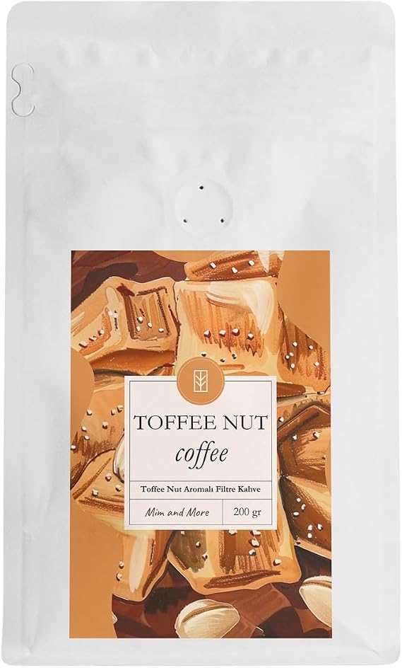 Mim and More Toffee Nut Coffee Toffee Nut Flavored Coffee Filter Coffee 200 Gr