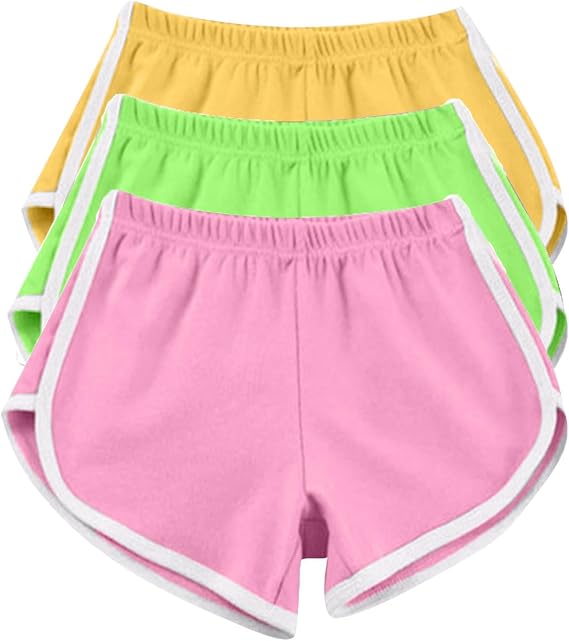 3pc Athletic Shorts for Women Workout Shorts Women Running Shorts for Women Gymcasual Summer