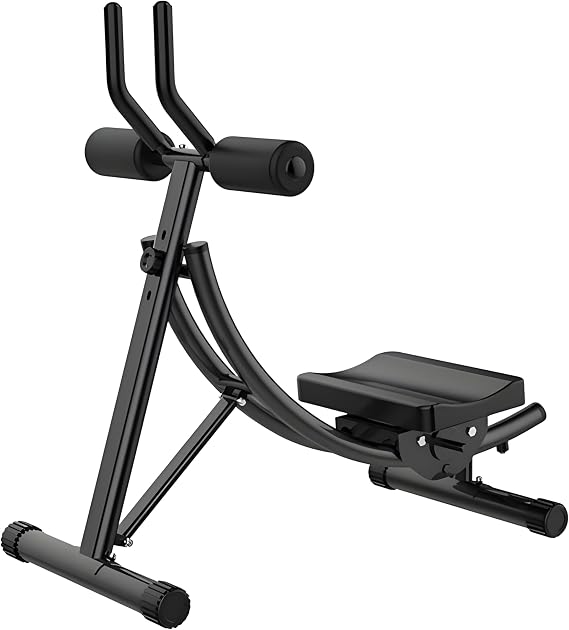 Adjustable Ab Machine - Foldable Home Gym Core Trainer for Abs, Waist, Thighs & Back | Sports Strength Equipment