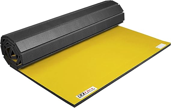 IncStores 1.4 Inch Thick Roll Out Wrestling Mat | Foam and Vinyl Mat for Practicing Wrestling Technique in Your Basement, Garage, or School Facility