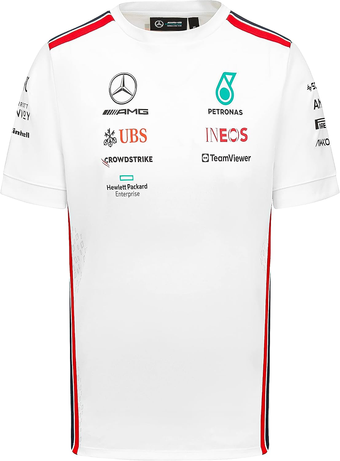 Mercedes AMG Petronas Formula One Team - 2023 Team T-shirt - White - Men - Size: XS
