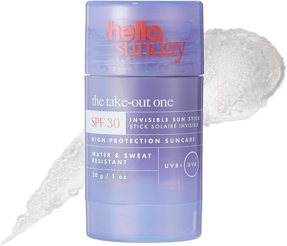 The Take-out One Invisible Sun Stick SPF 30 Pa Plus by Hello Sunday for Women - 1 oz Sunscreen