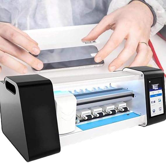 Screen Protector Cutting Machine, Intelligent Automatic Hydrogel Film Cutter ABS Screen Protector Cutting Machine 240V, Die Cut Machines