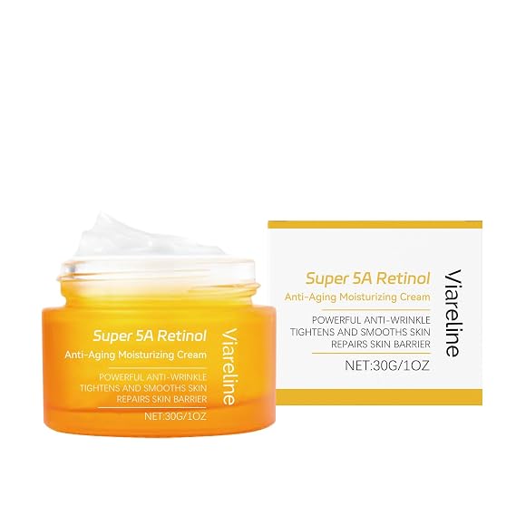 Super 5A Retinol Anti-Aging Moisturizing Cream, Tightens and Smooths Skin, Repairs Skin Barrier, 1 oz