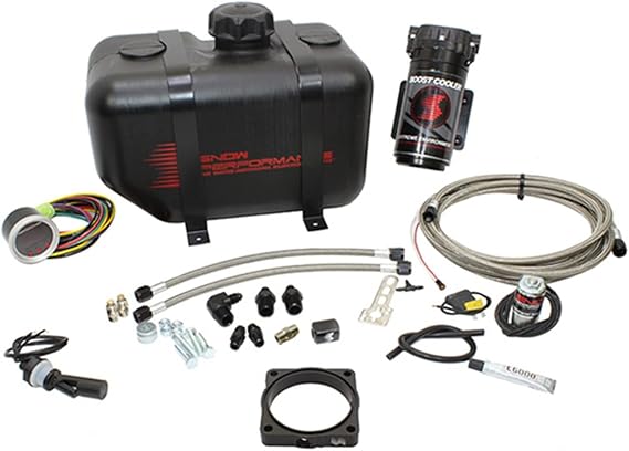 Snow Performance SNO-2170-BRD Injection Kit (SS Braided Line & 4AN) (08+ Charger Stage 2 Boost Cooler F/I Water-Methanol), 1 Pack