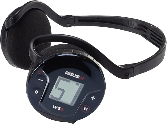 WS6 Wireless Headphones for Deus II, Wireless Headset and Stand Alone Unit to Control Your Metal Detector, Perfect Accessory for Deus II Metal Detector