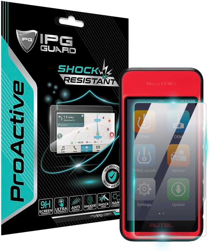 IPG ProActive Made for Autel MaxiTPMS ITS600 ITS600Pro 5.5 Display 9H Hardness Screen Protector Nano Ceramic Film Ultra Responsive High Clarity for ITS600ITS600Pro