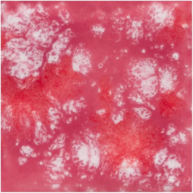 Mayco Jungle Gems Crystal Glaze - Peppermint Twist, Pint, Pink Color