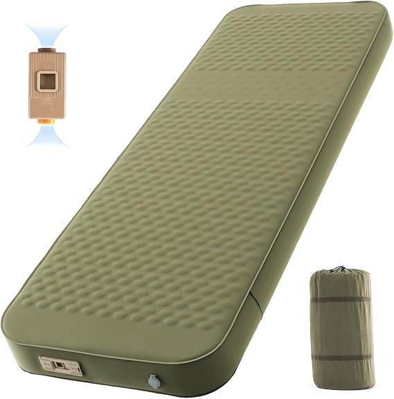 Futon Mattress, 4in Extra Thick Foldable Japanese Floor Mattress, Tatami Mat Suitable for Camping & Guest & RV Mattress (Green, Single)