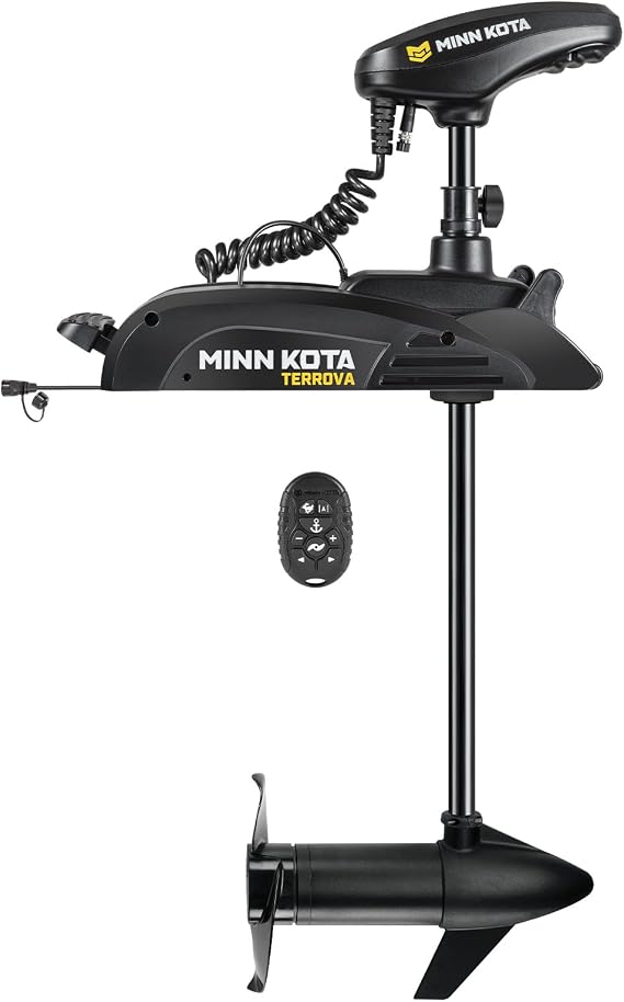 Minn Kota Kayak Terrova Bow-Mount Electric Trolling Motor with GPS 55 Lb. Thrust, 36 in. Shaft, Freshwater