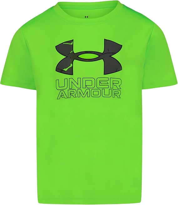 Under Armour Boys Short Sleeve Logo Graphic T-Shirt, Lightweight & Breathable, Relaxed Fit