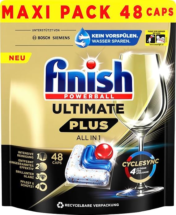 Finish Ultimate Plus All In 1 Regular, Pack of 48