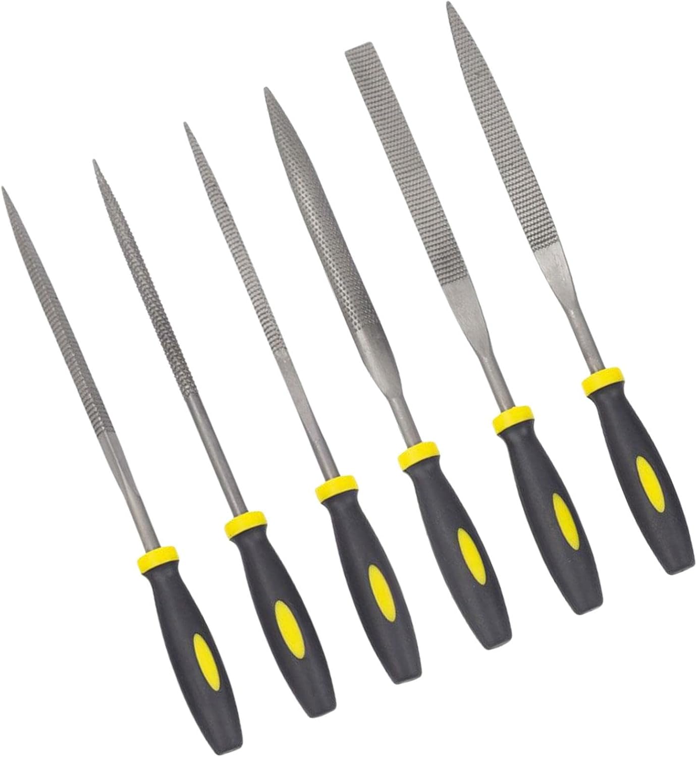 SM SunniMix Premium rasp set, hardened strength steel carved handcrafted tool grip wood rasp set, engineers' file set for woodworking, 0.3×14 cm