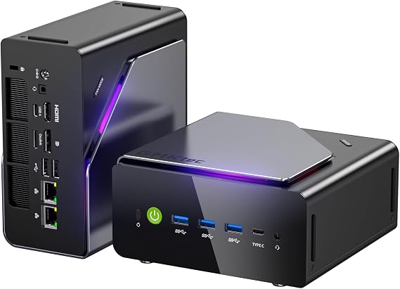 GMKtec Full Spec Edition NucBox K15 Mini PC Office & Work Strongest Mini PC Intel Core Ultra5 125U Win11 Pro 96GB DDR5 + 24TB SSD Expandable TOPS 21 OCulink | HDMI 2.1 | DP1.4 | USB 4.0 / 2.5Gbps LAN/Wi-Fi 6E /BT5.2 Mini PC 32GB + 1TB with NPU