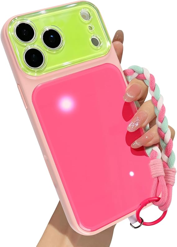 for iPhone 17 Pro Case,Red Yellow