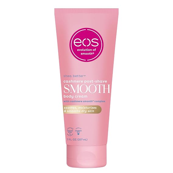 eos Cashmere Skin Collection Post-Shave Smooth Body Cream- Vanilla, 7 fl oz