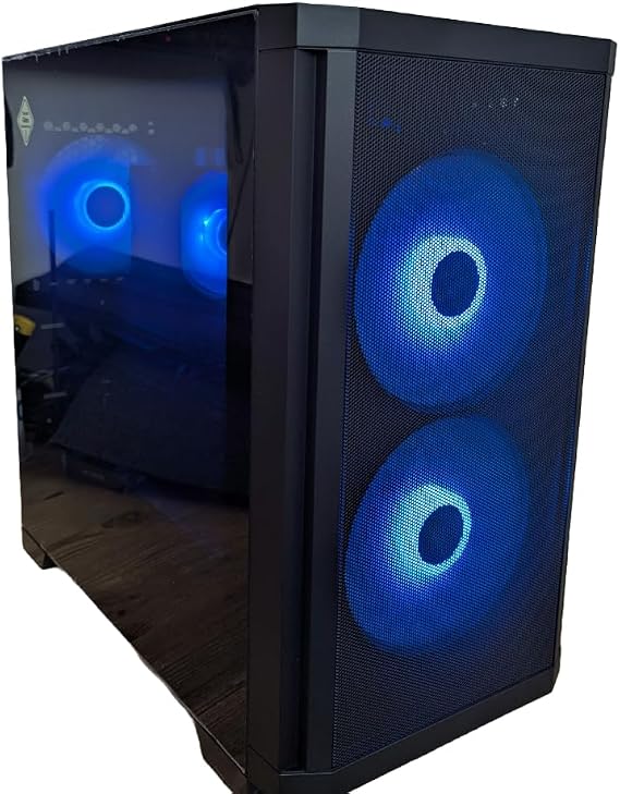 Centaurus Druid 2.4 Gaming PC AMD Ryzen 5 9600X, Radeon RX 9060 XT, 32GB DDR5 RAM, 1TB NVMe SSD, Windows 11 PRO, WiFi, RGB LEDs. Custom Desktop for Gamers and Professionals. (Ryzen 5 9600X)