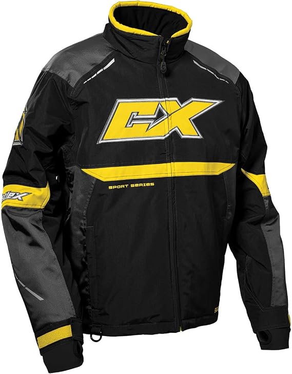 Castle X Men's Blade G5 Jacket (Charcoal/Yellow/Black - Medium)
