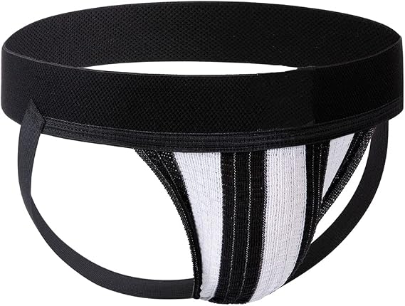 Men Jockstrap Underwear Gym Athletic Supporter Stretch Bugle Pouch Underpants