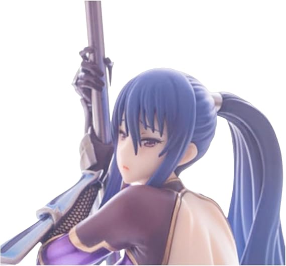 Action Figure Anime Game Akiyama Rinko Figure Pole Dance Ver Figure Toy Figure 1/7 Removable Clothes Model PVC Material Handmade Toy Model Collection Gift 22.5CM