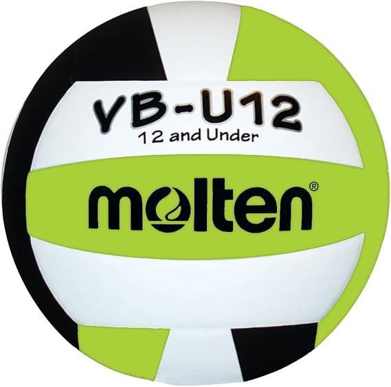 Molten VBU12 Light Volleyball (Black/Lime/White)