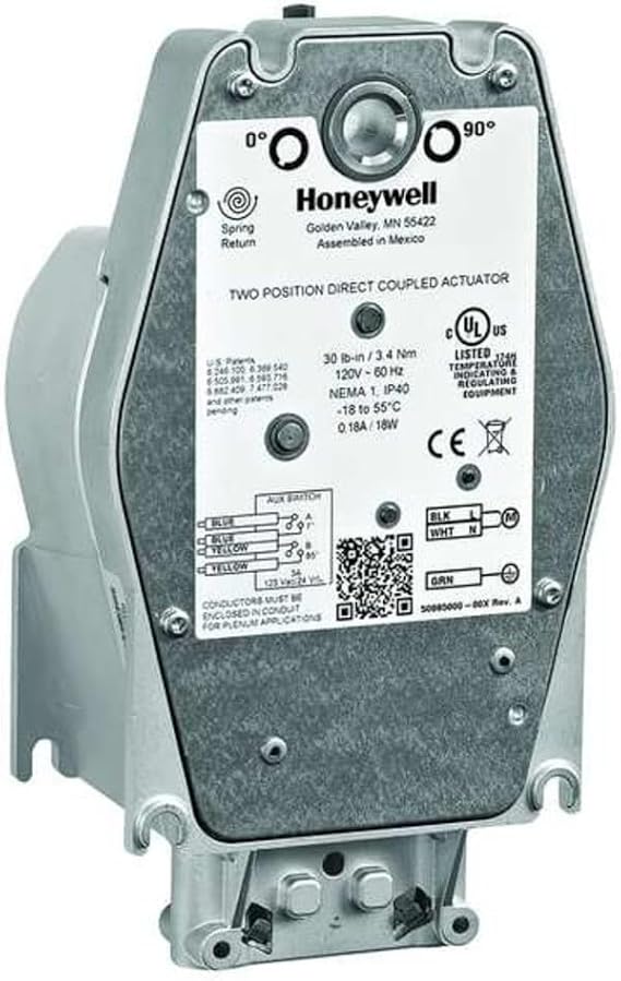 Honeywell 292797 120V 30 lb-in Fire Smoke Actuator,