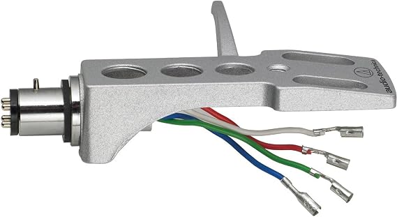 Audio-Technica at-HS1 Universal Headshell for LP120-USB, LP240-USB, and LP1240-USB Direct-Drive Turntables White