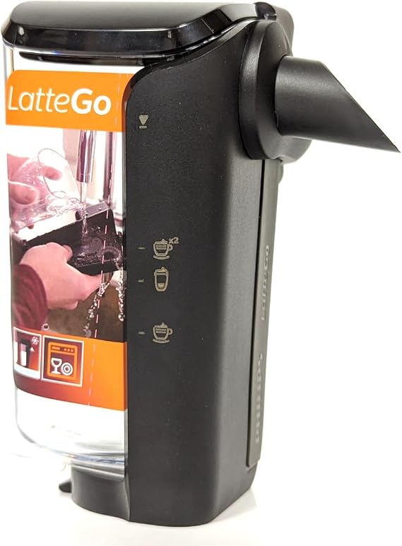Philips LatteGo Espresso Machine Replacement Carafe, Premium Large, Chrome (for EP5447/94, EP4347/94, EP3246/74)