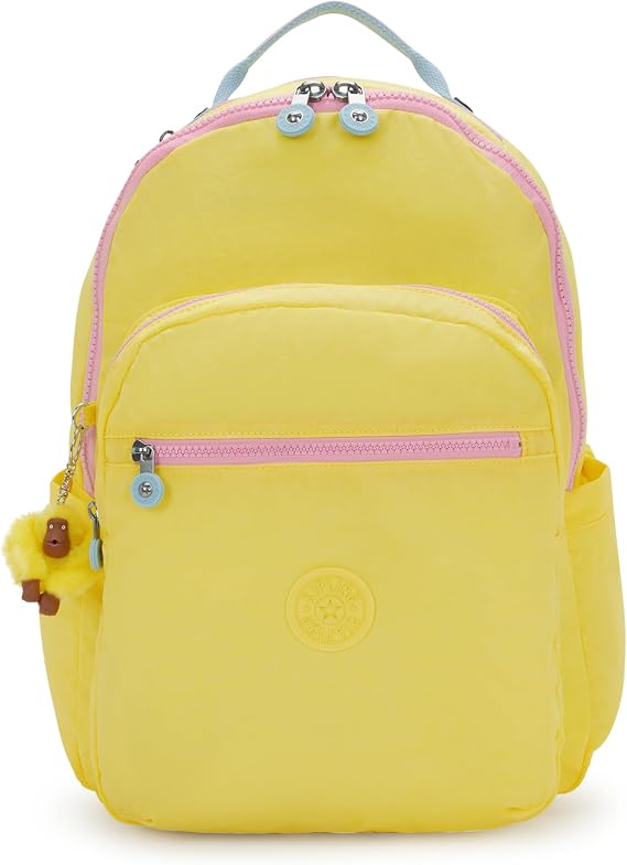 Kipling Women's Seoul 15" Laptop Backpack, Durable, Roomy with Padded Shoulder Straps, Built-In Protective Sleeve